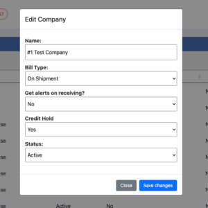 Admin Companies - Equitable Software