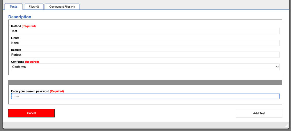 Adding a Test Type