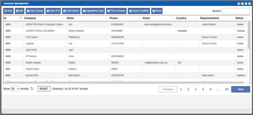 Customer Management