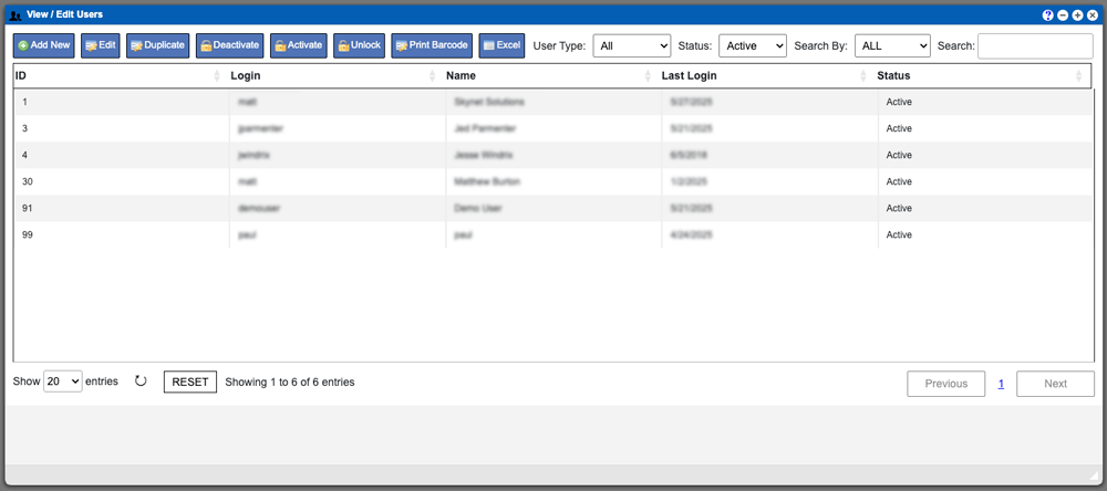 User Management