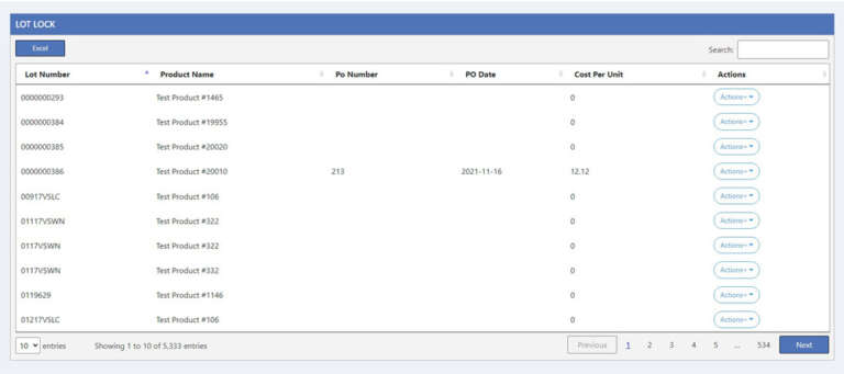 Lot Lock - Equitable Software